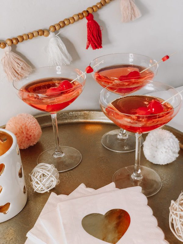 valentines day mocktail