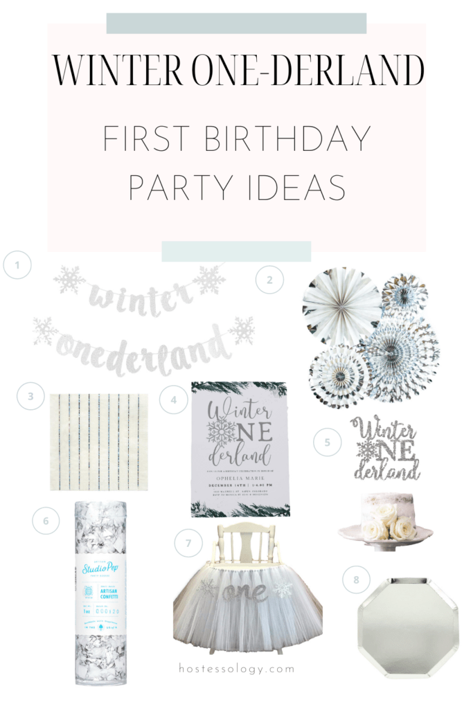 winter onederland birthday party