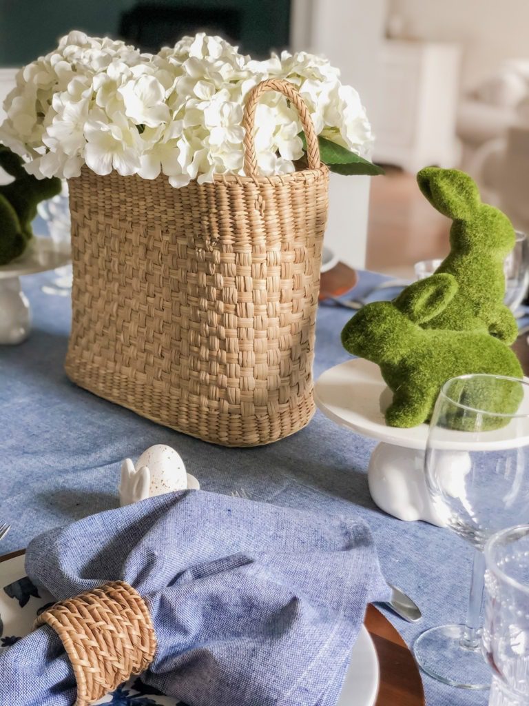 easter dinner table settings
