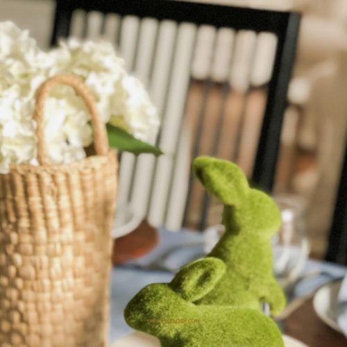 how to decorate easter table