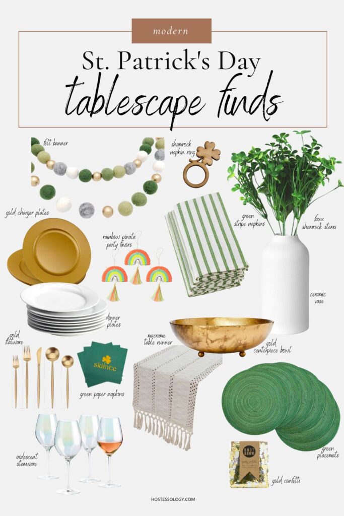 st. patrick's day tablescape