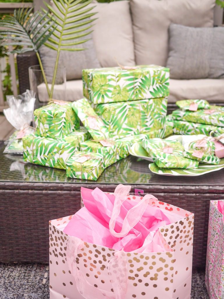 tropical theme party decorations