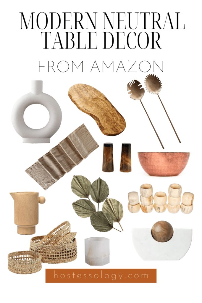 modern dining table decor