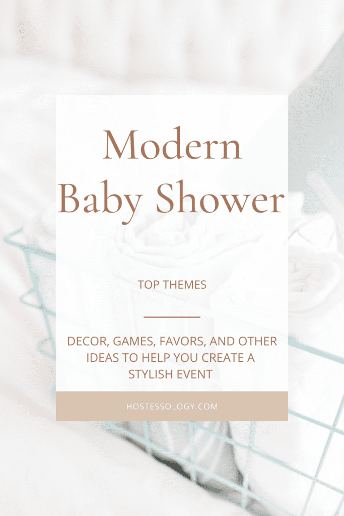 modern baby shower themes Pinterest