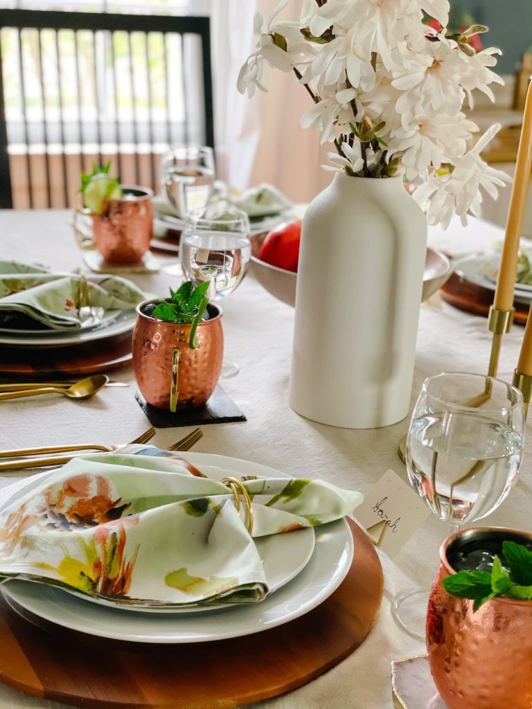 mother's day table setting