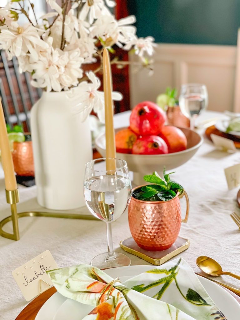 mother's day table setup
