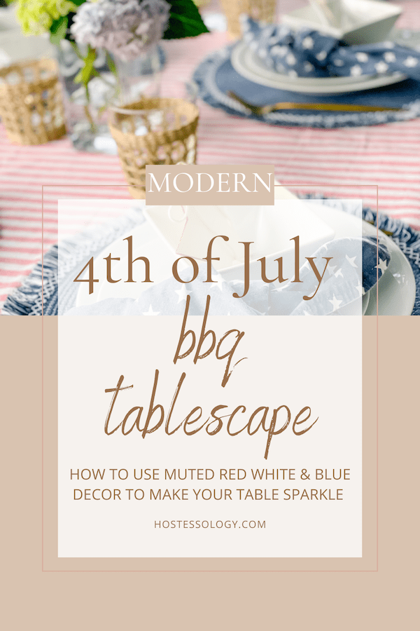 4th of July bbq Pinterest pin
