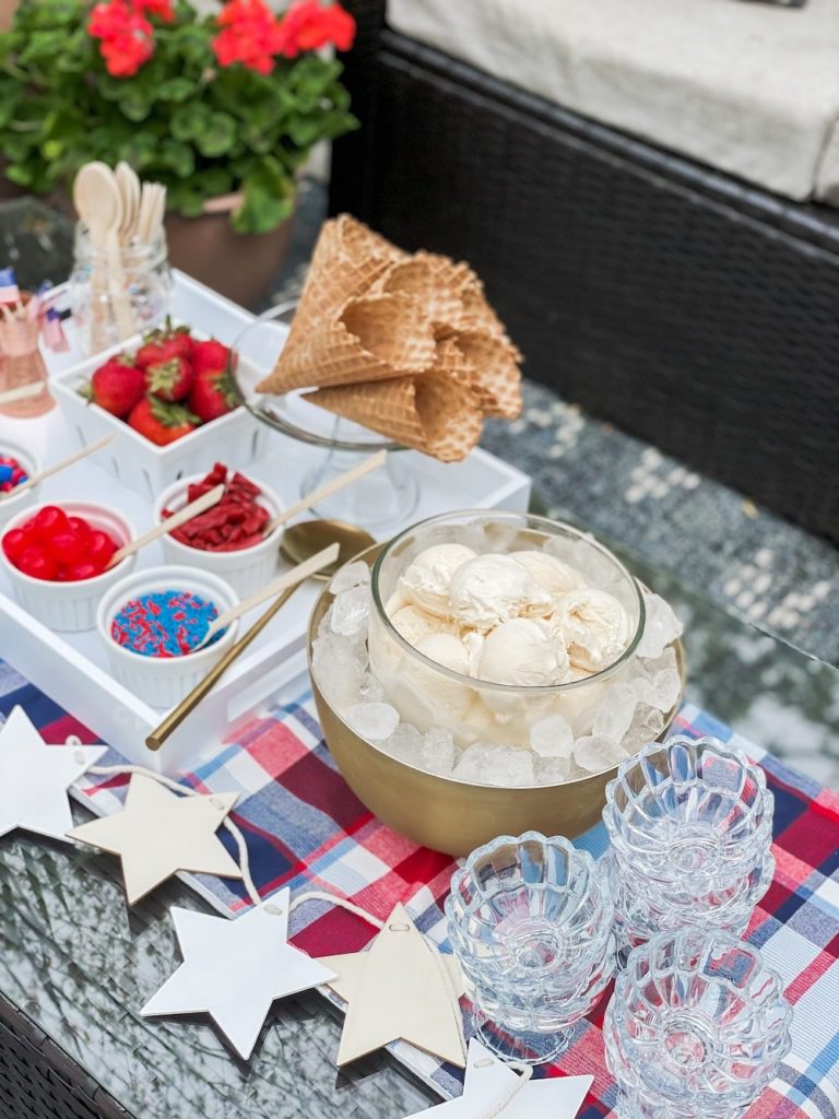 4th of july ice cream bar