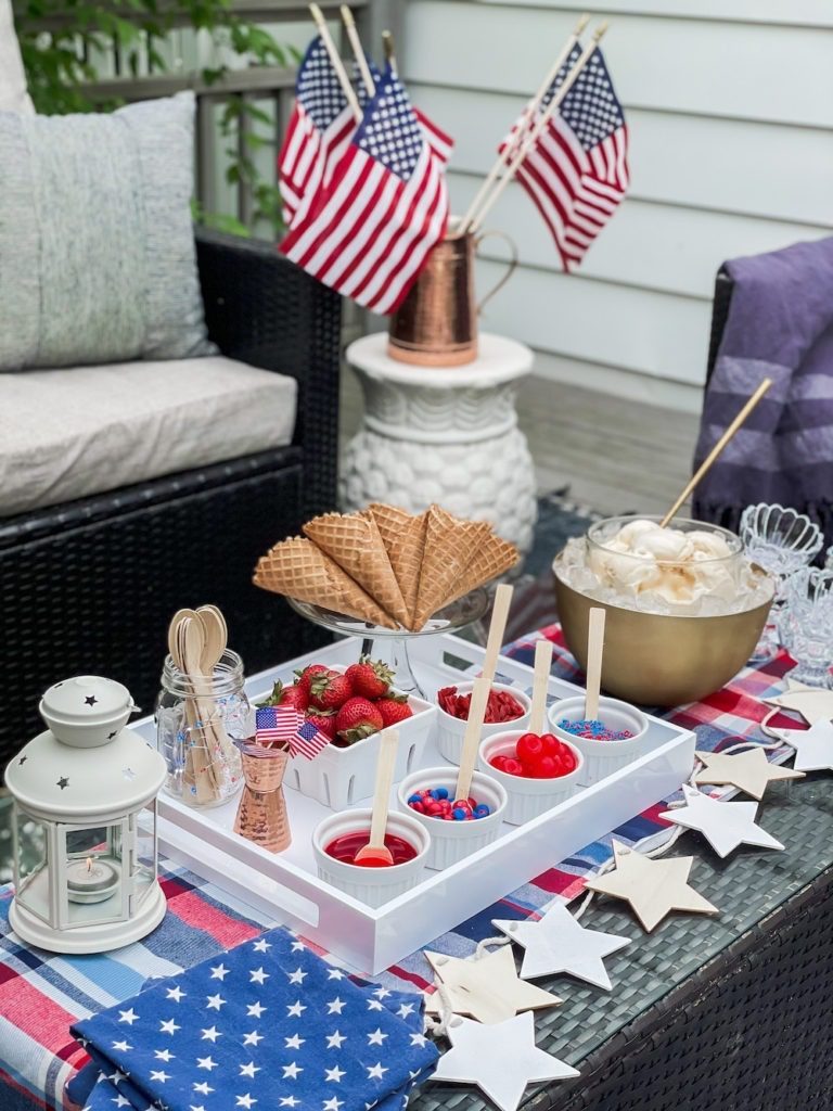 4th of july ice cream sandwich