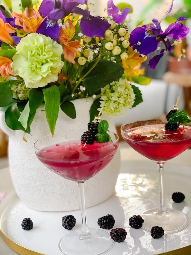colorful cocktails