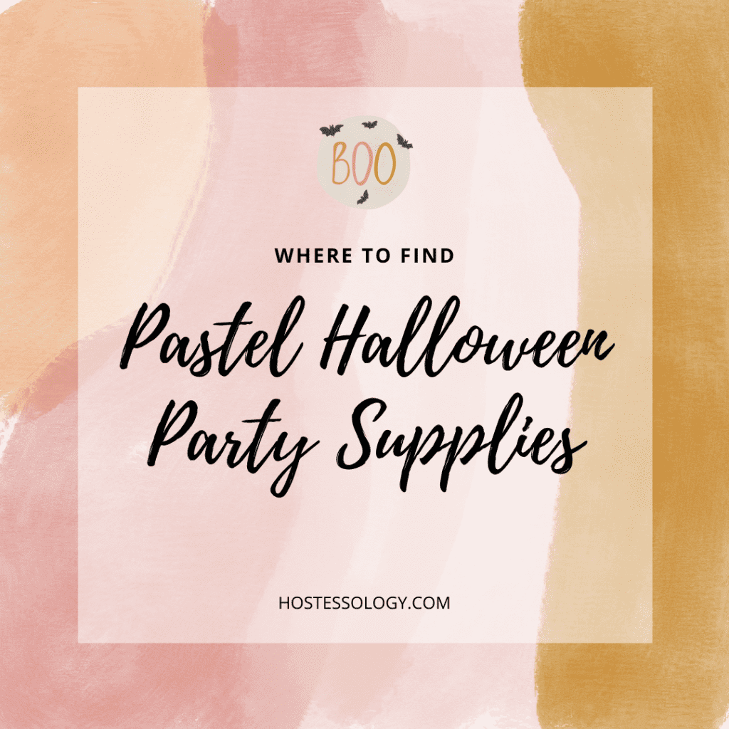pastel halloween party aesthetic