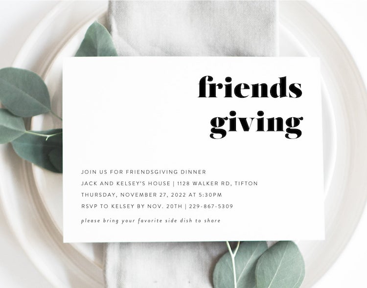 friendsgiving table decor