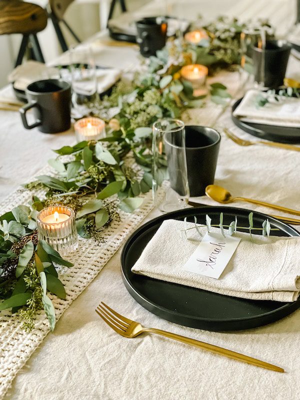 eucalyptus centerpiece ideas