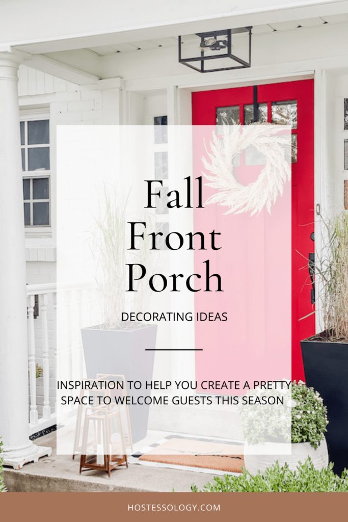 modern fall porch decor