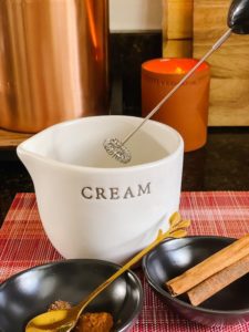 pumpkin spice chai tea latte