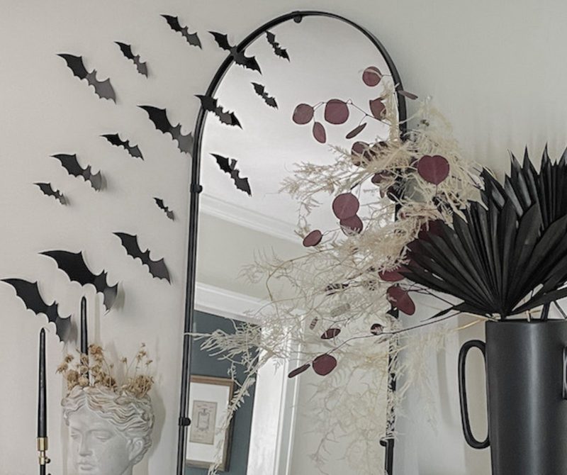 halloween mantel decorations
