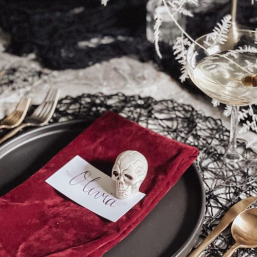 How to Set a Moody, Gothic-Inspired Halloween Table