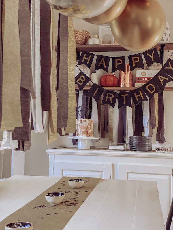milestone birthday party supplies