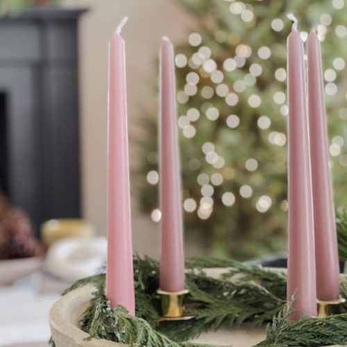 Easy Modern Catholic Advent Wreath DIY (Plus Printable Prayers)