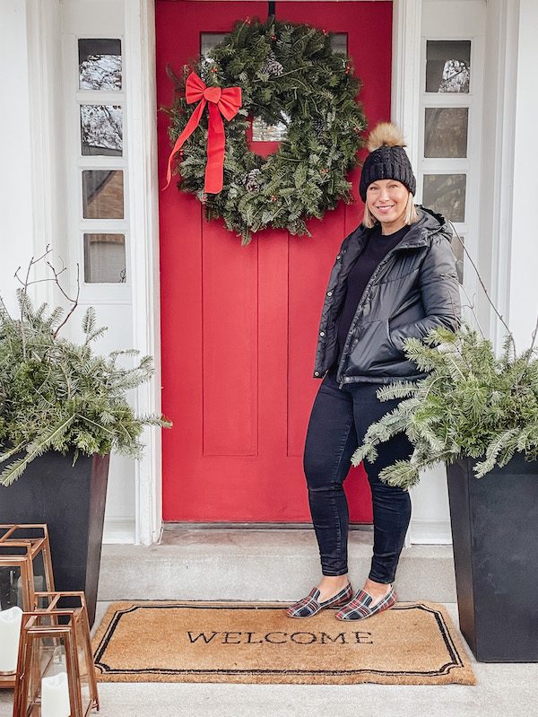 christmas porch decor