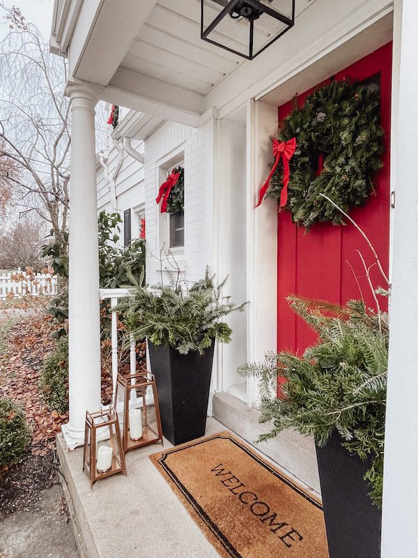 Christmas porch decorations