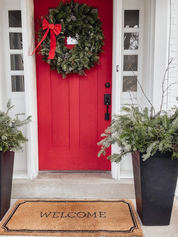 classic christmas porch