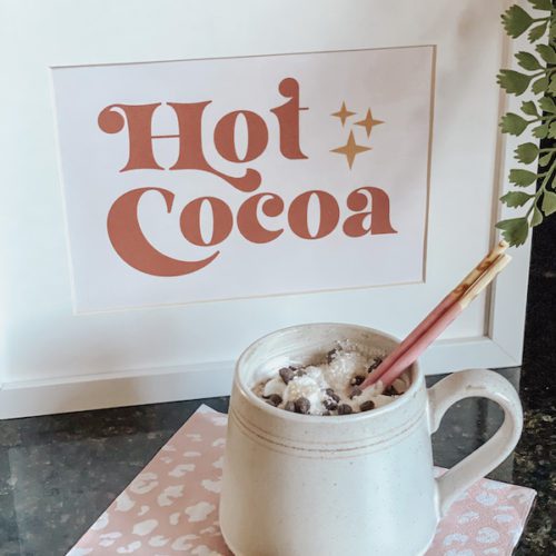 hot chocolate in mug