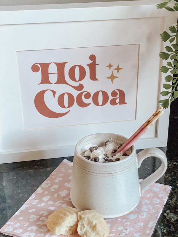 hot chocolate in mug