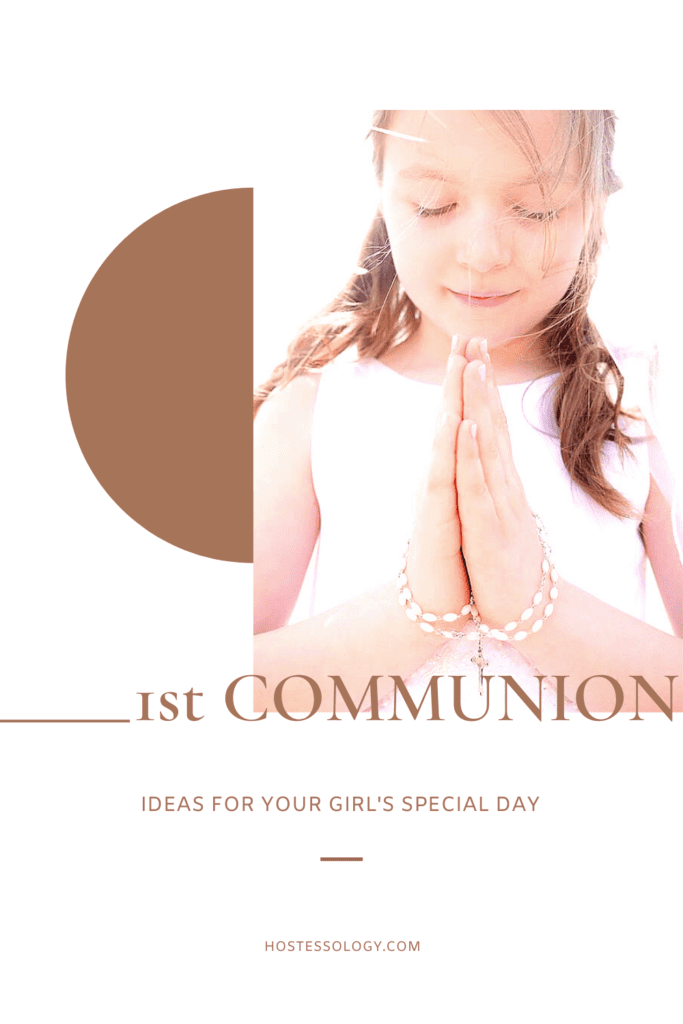 first communion ideas girl Pinterest pin