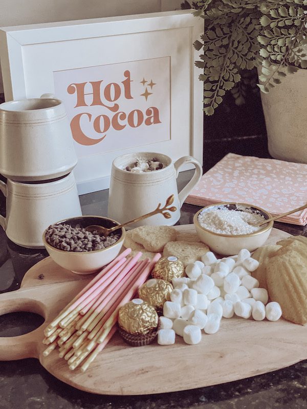 Easy Hot Chocolate Recipe (Plus Free Printable) - hostessology