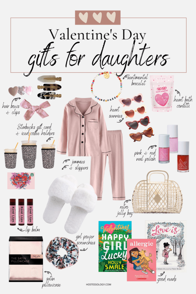 Valentine's Day gifts for daughters product collage