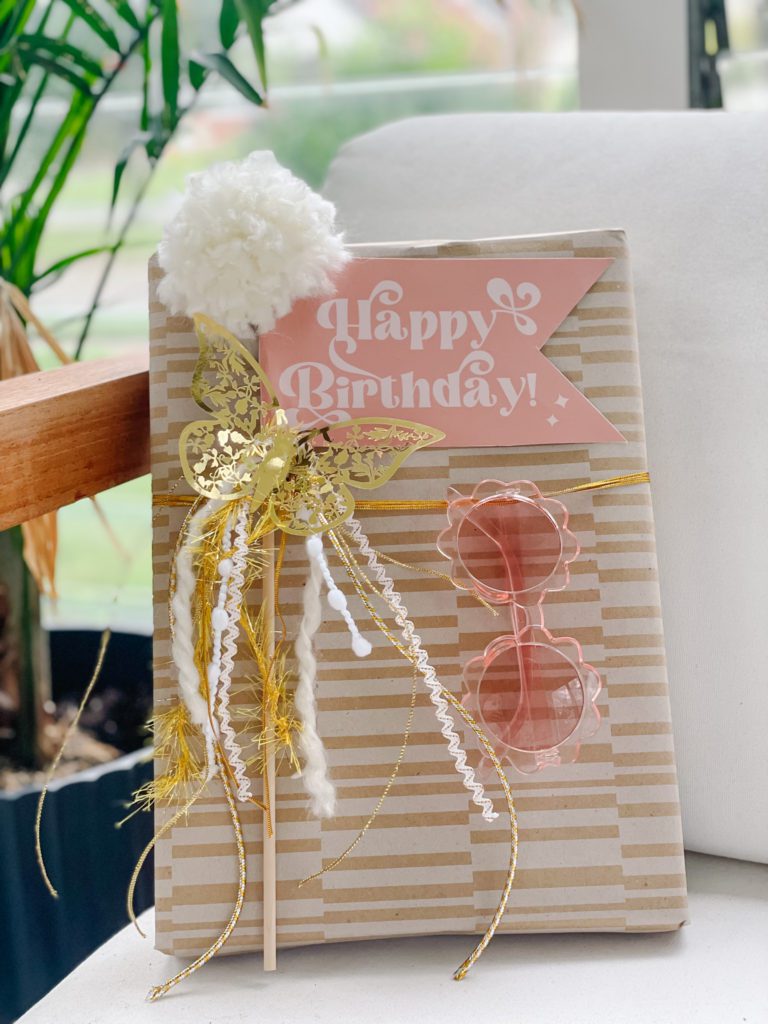 wrapped birthday gift