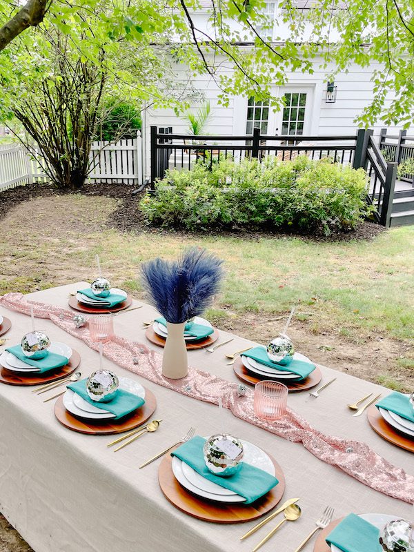 tween girl birthday party table
