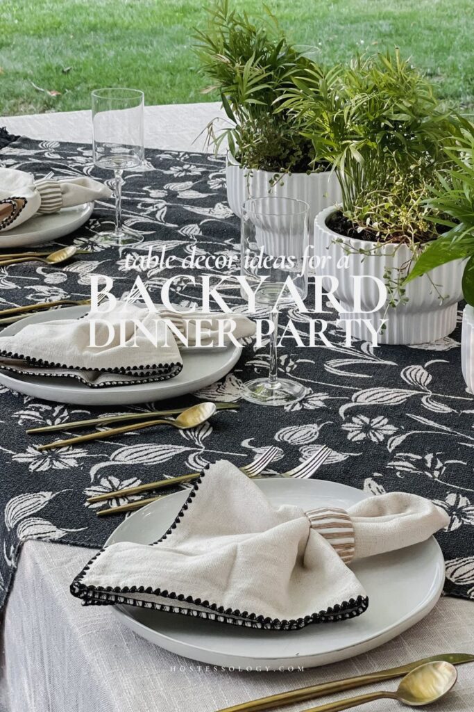 backyard dining