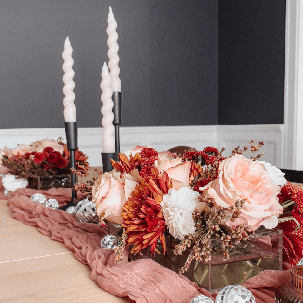 dinner party centerpiece