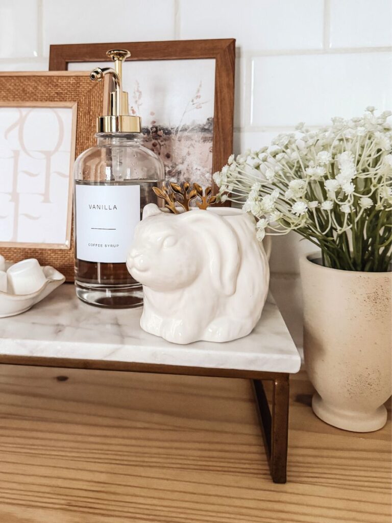 kitchen coffee station decor