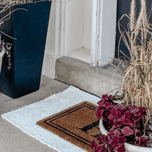 Simple Fall Front Porch Decor with Planters