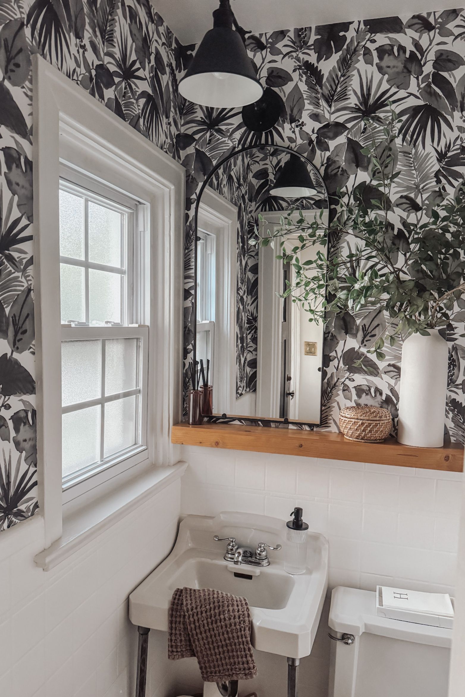 small powder room