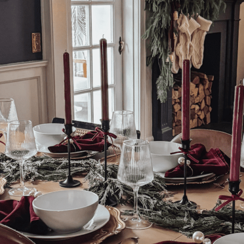 christmas table decorations centerpiece